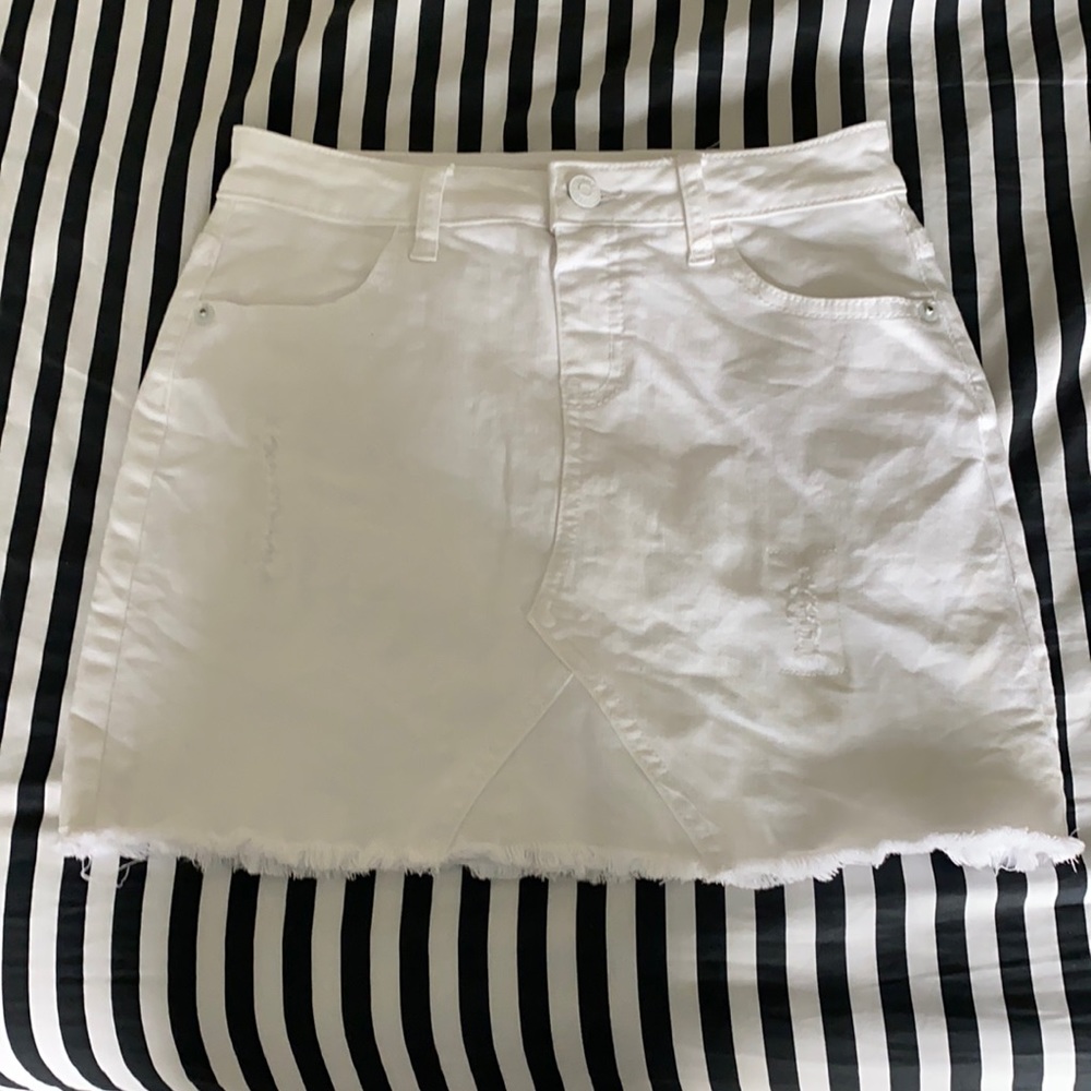 White skirt